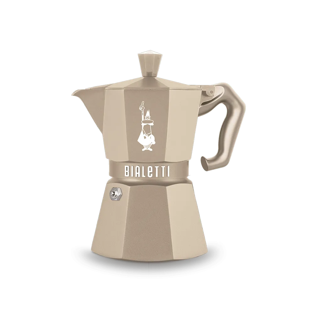 Moka Exclusive Induction Desert Sand - 3 tazze