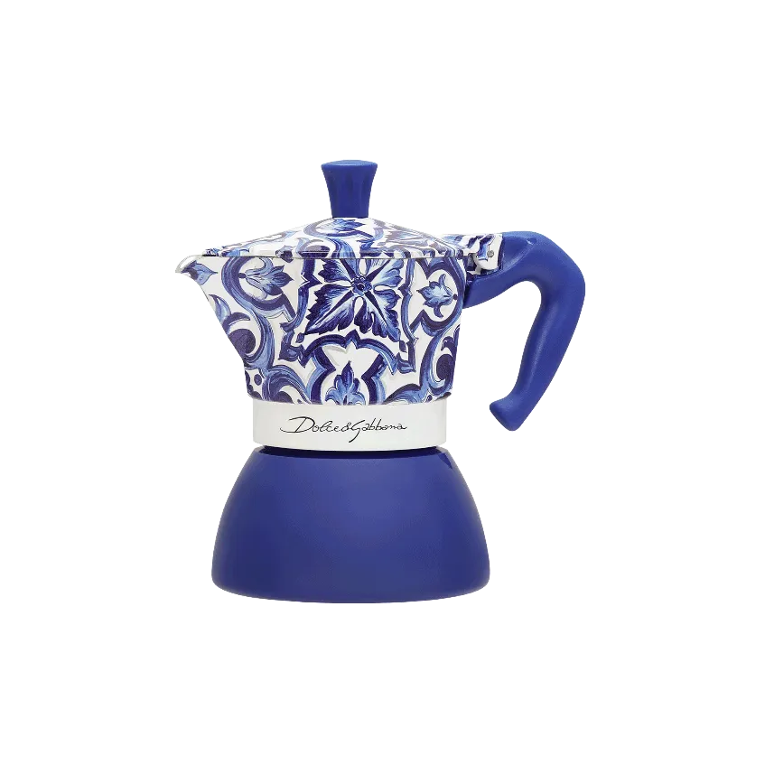 Moka Induction Bialetti Dolce&Gabbana Blu Mediterraneo