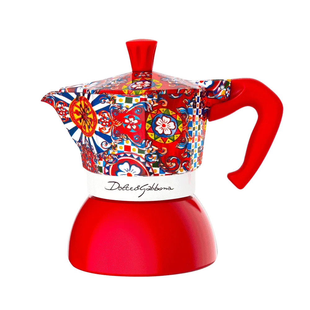 Moka Induction Bialetti Dolce&Gabbana Carretto Siciliano