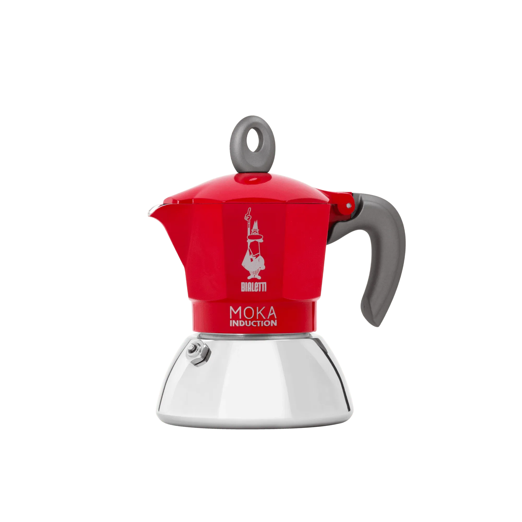 Moka Induction Red 2 Tazze
