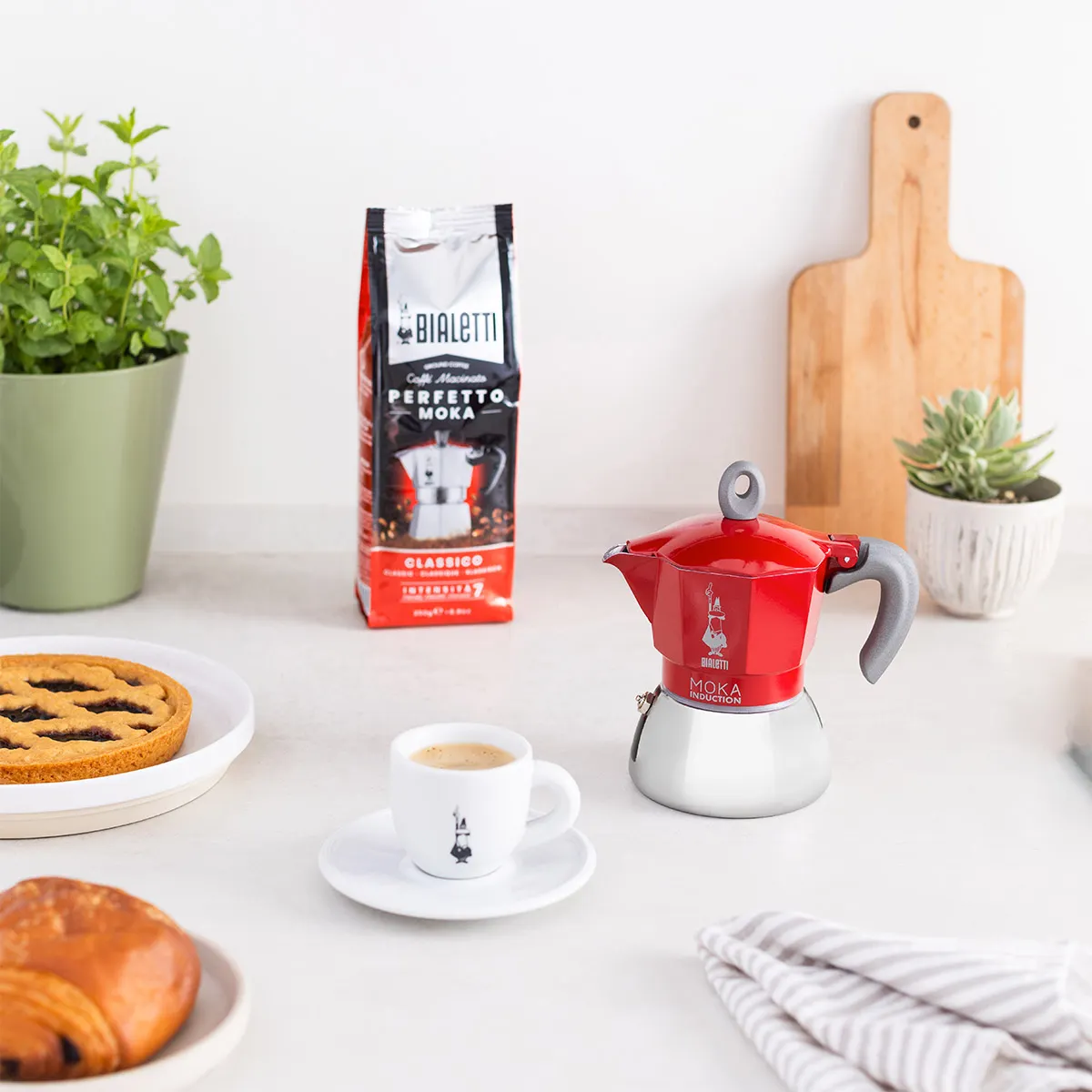Moka Induction Rossa