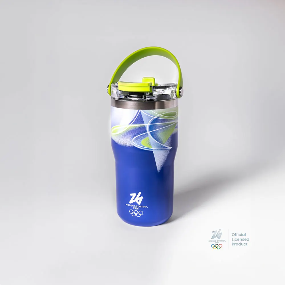 Mug termica verde - Milano Cortina 2026