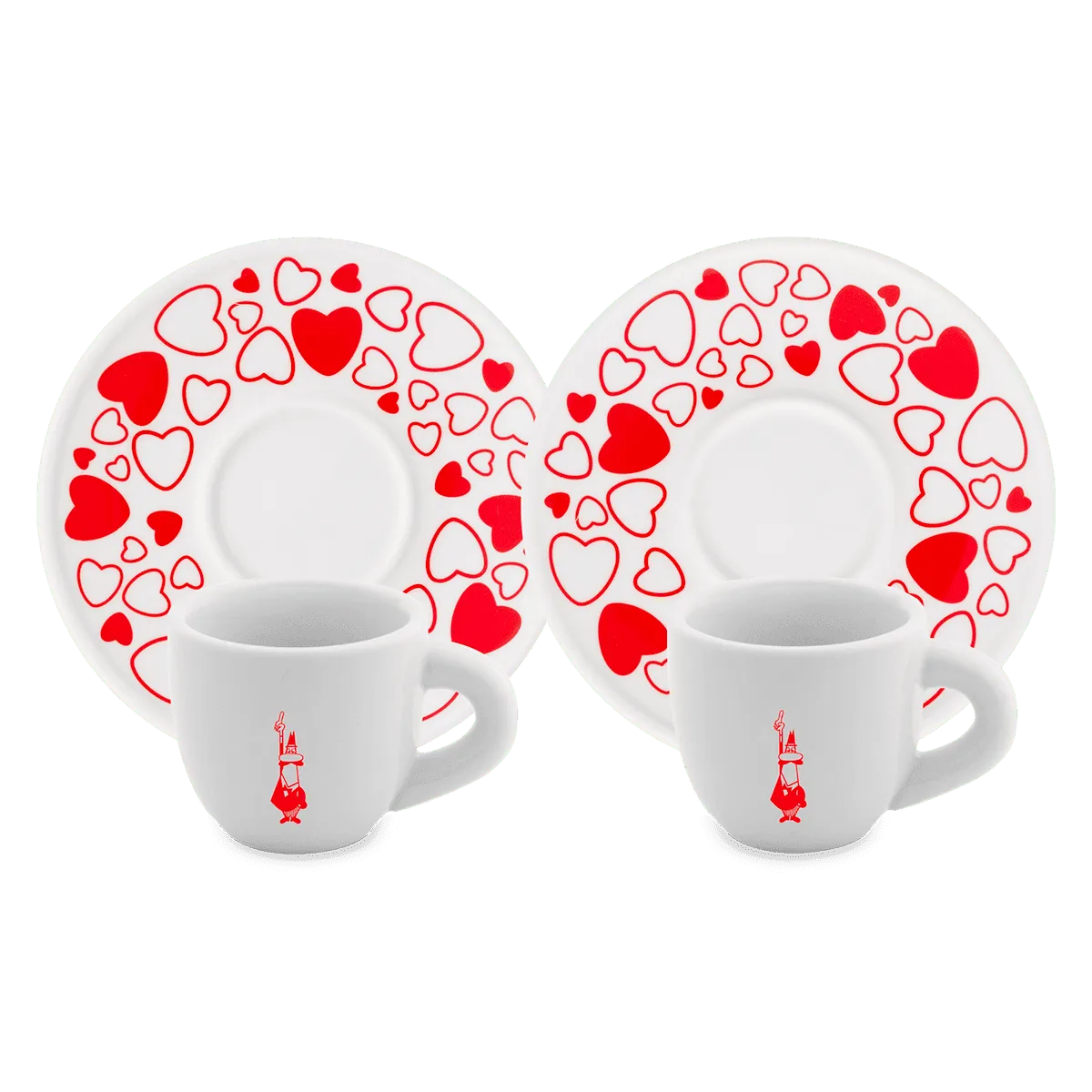 Set 2 tazzine moka - Cuore
