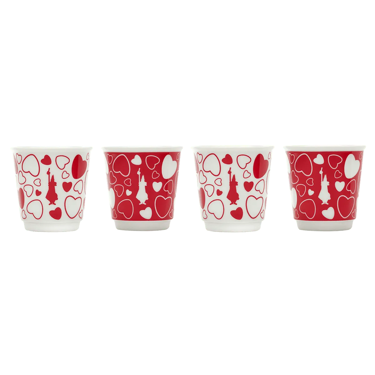 Set 4 bicchierini - Cuore
