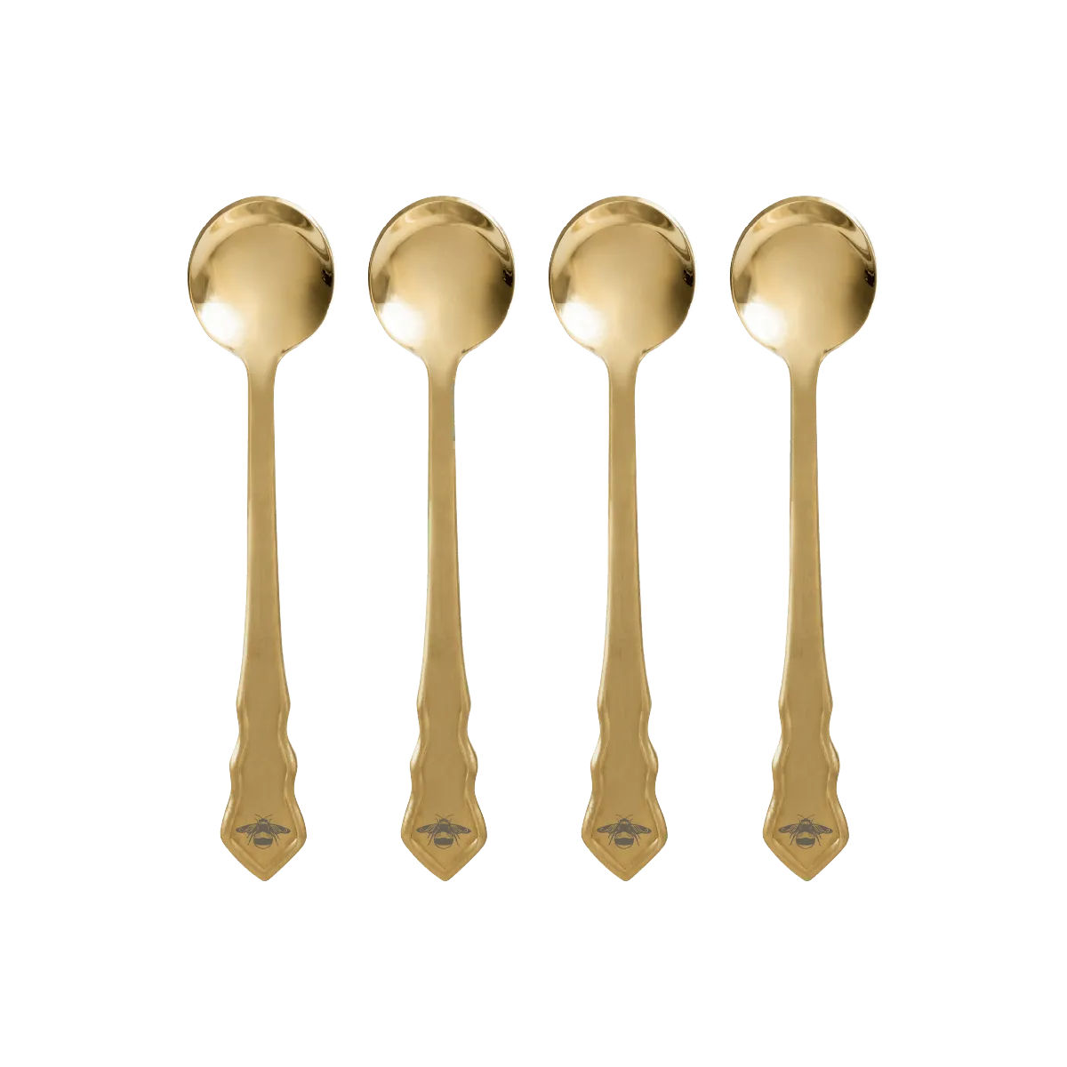 Set 4 cucchiaini dorati - Bridgerton
